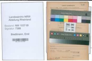Entnazifizierung Emil Bredtmann , geb. 09.12.1899 (Angestellter)