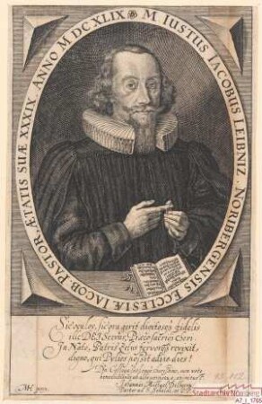 Justus Jakob Leibnitz, Pfarrer bei St. Jakob