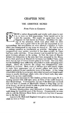 Chapter IX - The Armistice Signed - From Vaire to Connerré