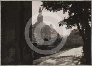 Bahnhofstrasse Hirschberg mit Gnadenkirche
