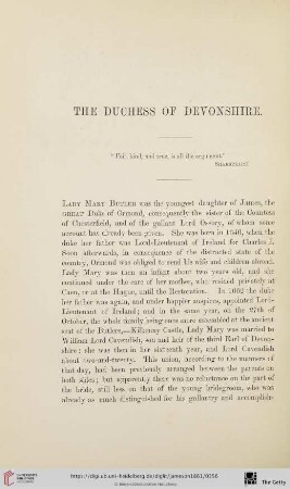 The Duchess of Devonshire