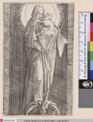 [Madonna mit Kind in einer Nische; The virgin with child in the niche]