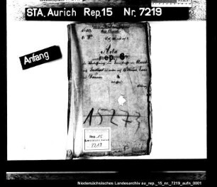 Der Ausbau und die Pflasterung der Landstraßen von Aurich über Sandhorst und Ogenbargen nach Esens und Wittmund