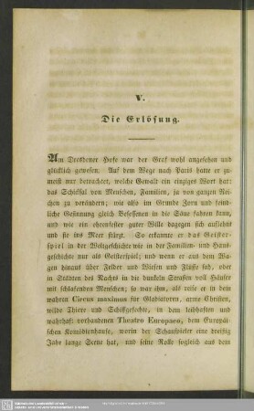 V. Die Erlösung