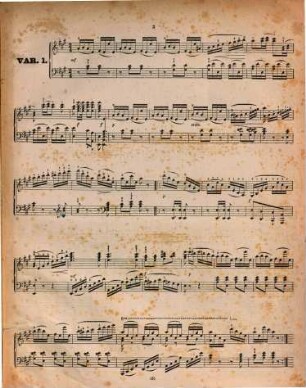 Ausgewählte Compositionen für das Pianoforte, 6. Elegante und leichte Variationen über den Alexandermarsch : op. 12