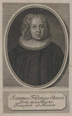 Bildnis des Joannes Fridericus Starck