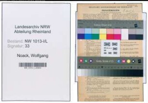 Entnazifizierung Wolfgang Noack , geb. 09.05.1920 ()