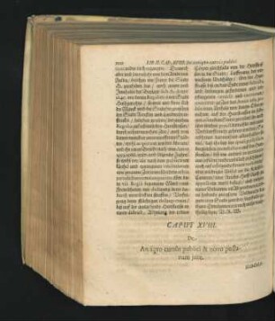 Caput XVIII. De Antiquo cursus publici & novo postarum iure.