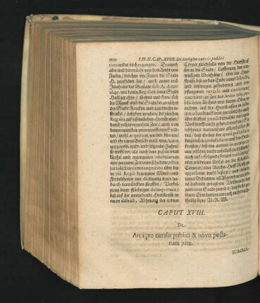 Caput XVIII. De Antiquo cursus publici & novo postarum iure.