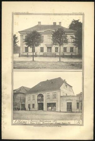 Äusseren Mühlendamm No 1. / Haus Wiebe Königsberger Strasse.