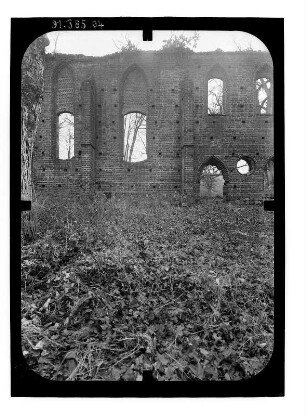 Boitzenburg (Boitzenburger Land). Ehem. Zisterzienser-Nonnenkloster (Ruine, Gründung um 1270)