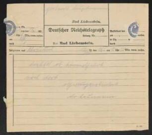 Brief von Hermann Haussmann an Gerhart Hauptmann