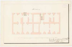 Wohnhaus: Grundriss Souterrain