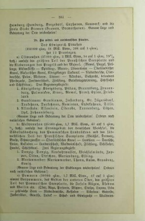 Die mittel- und norddeutschen Staaten