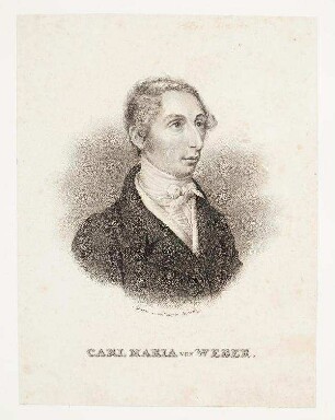 Bildnis von Carl Maria von Weber (1786-1826)