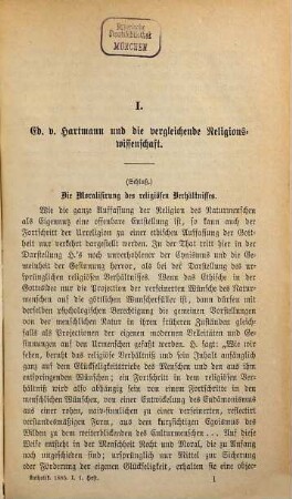 Der Katholik : Zeitschrift für katholische Wissenschaft und kirchliches Leben, 53 = Jg. 65. 1885