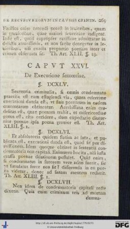 Capvt XXVI.