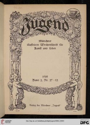 13: Jugend: Münchner illustrierte Wochenschrift für Kunst und Leben