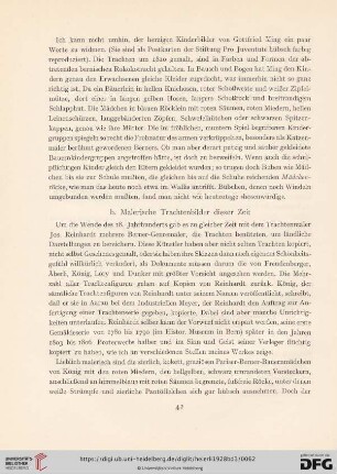 b. Malerische Trachtenbilder dieser Zeit