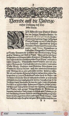 Mainz Untergerichtsordnung 1534
