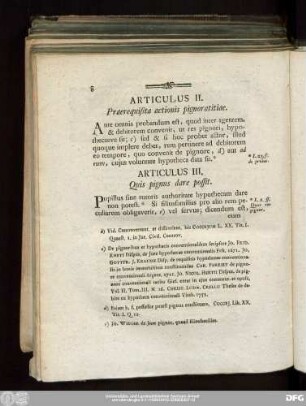 Articulus III. Quis pignus dare possit.
