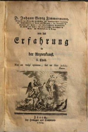 Von der Erfahrung in der Arzneykunst, 2