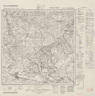 2692 Gr. Leschienen, Topographische Karte 1:25000 (4cm - Karte)