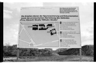 Kleinbildnegativ: Gestapo-Gelände, 1986