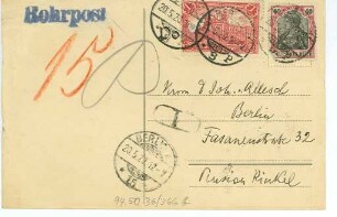 Korrespondenz von Alfred Polgar an Johann von Allesch