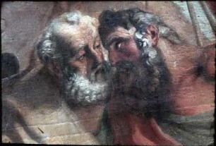 Der Abschied der Apostel Paulus und Petrus vor ihrer Hinrichtung