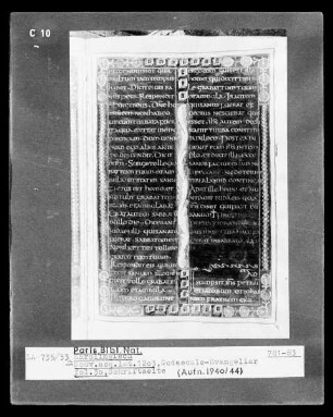 Godescalc Evangeliar — Godescalc Evangeliar, Folio 30Textblatt