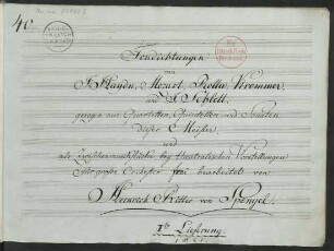 8 Entr'actes; orch