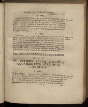 Sectio II. De Officiis Rerum Dominia Acquirentium Iuribusque Connexis