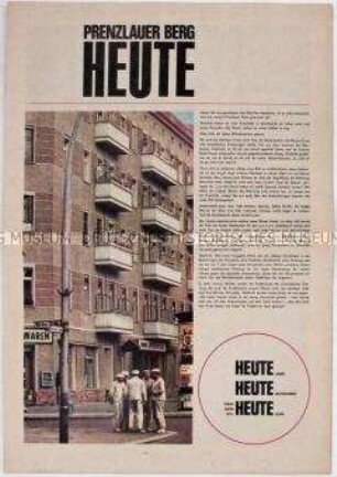 Sonderdruck über den Stadtbezirk Berlin-Prenzlauer Berg