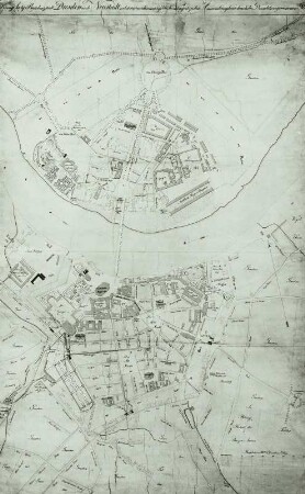 Plan Königl. Sächs. Residenzstadt Dresden und Neustadt...
