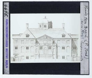 Den Haag, Huis ten Bosch : Stich, Aufriss
