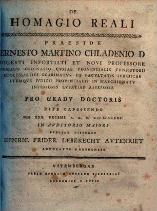 De homagio reali