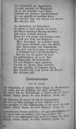 "Sandmännchen."