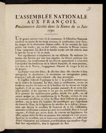 1-12, L' Assemblée Nationale Aux François...