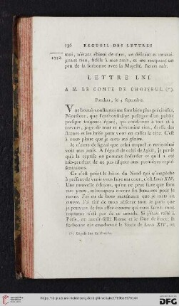 (Lettre LXI - LXX)