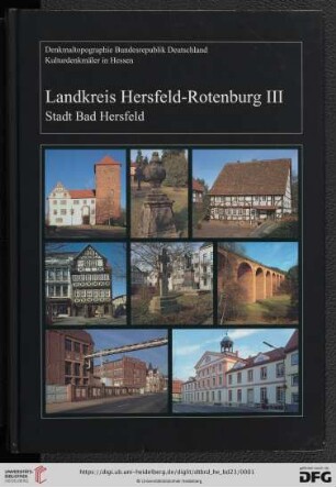 Denkmaltopographie Bundesrepublik Deutschland: Baudenkmale in Hessen: Stadt Bad Hersfeld