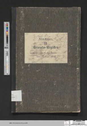 Heiratsregister Güldendorf 1904