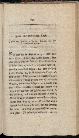 Zwey und dreyßigstes Kapitel. Scherer und Hammer in Corsika. Trauriges Ende von Wolfsteins Eltern.