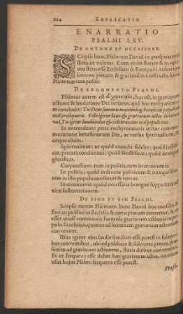 Enarratio Psalmi LXV.