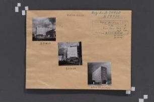Straßenansichten. Berlin, Mitte, Karl-Marx-Allee (1949-1961 Stalinallee)