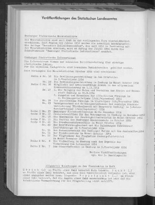Veröffentlichungen des Statistischen Landesamtes