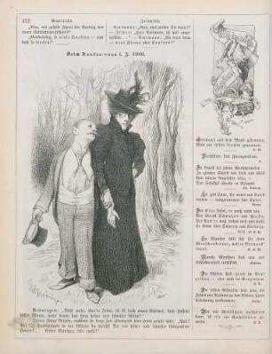 "Beim Rendez-vous i. J. 1900" "Gedanken-Späne"