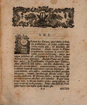 Diss. exeg. super psalmum decimum nonum