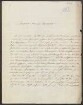 Brief von Ludwig von Welden an Regensburgische Botanische Gesellschaft