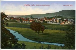 Rochlitz. Blick vom Schellenberg